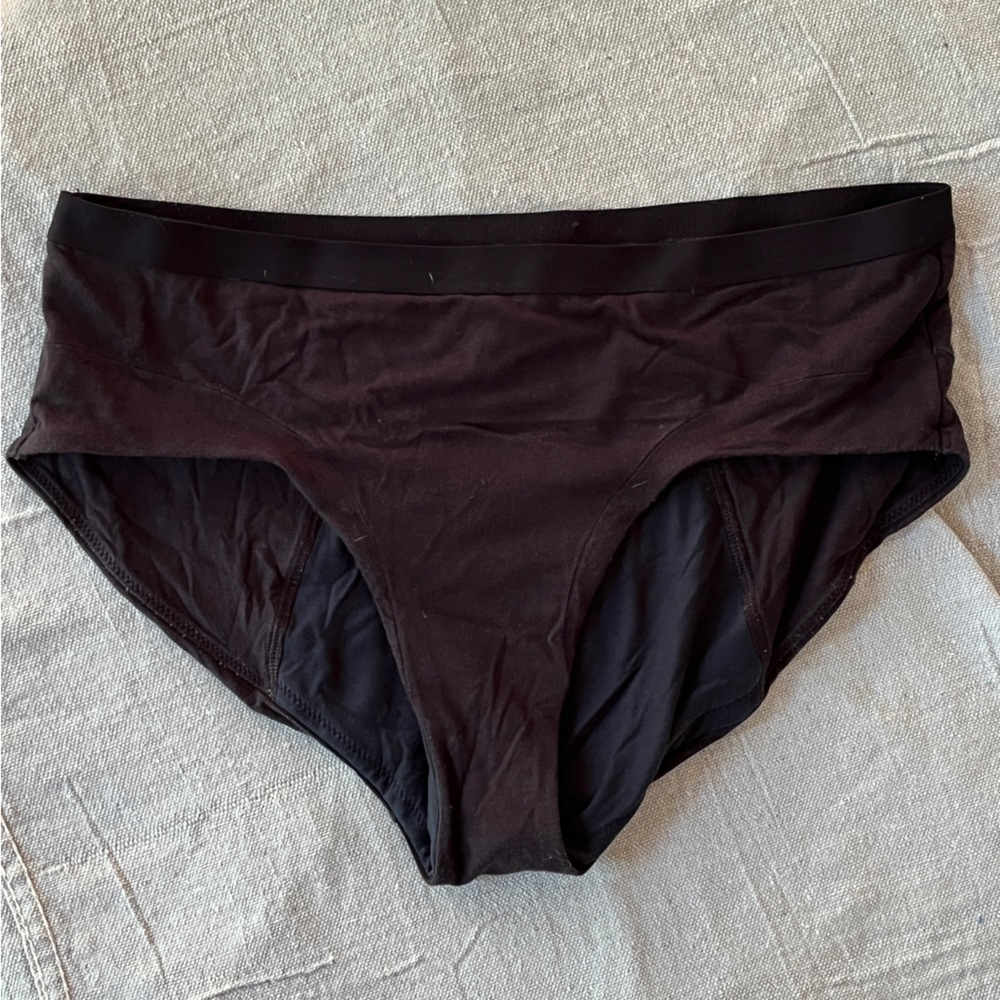 Thinx Cotton Brief, Size L, black
